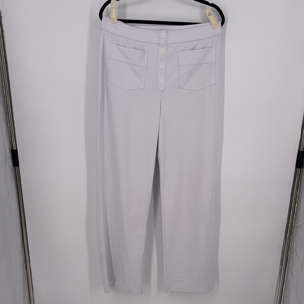NWT Halara DayStretch High Waisted Pockets Straight Leg Casual  Pants size xl - Picture 2 of 6